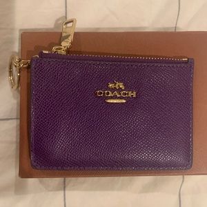 coach mini skinny id case